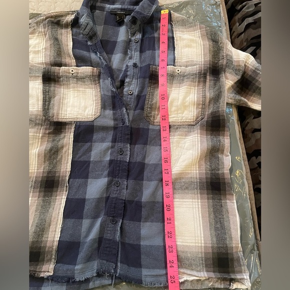 Forever21 size S long sleeve flannel shirt - Picture 3 of 9
